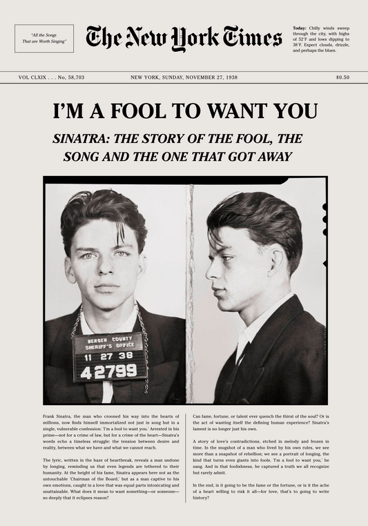 Frank Sinatra - I'm A Fool to Want You